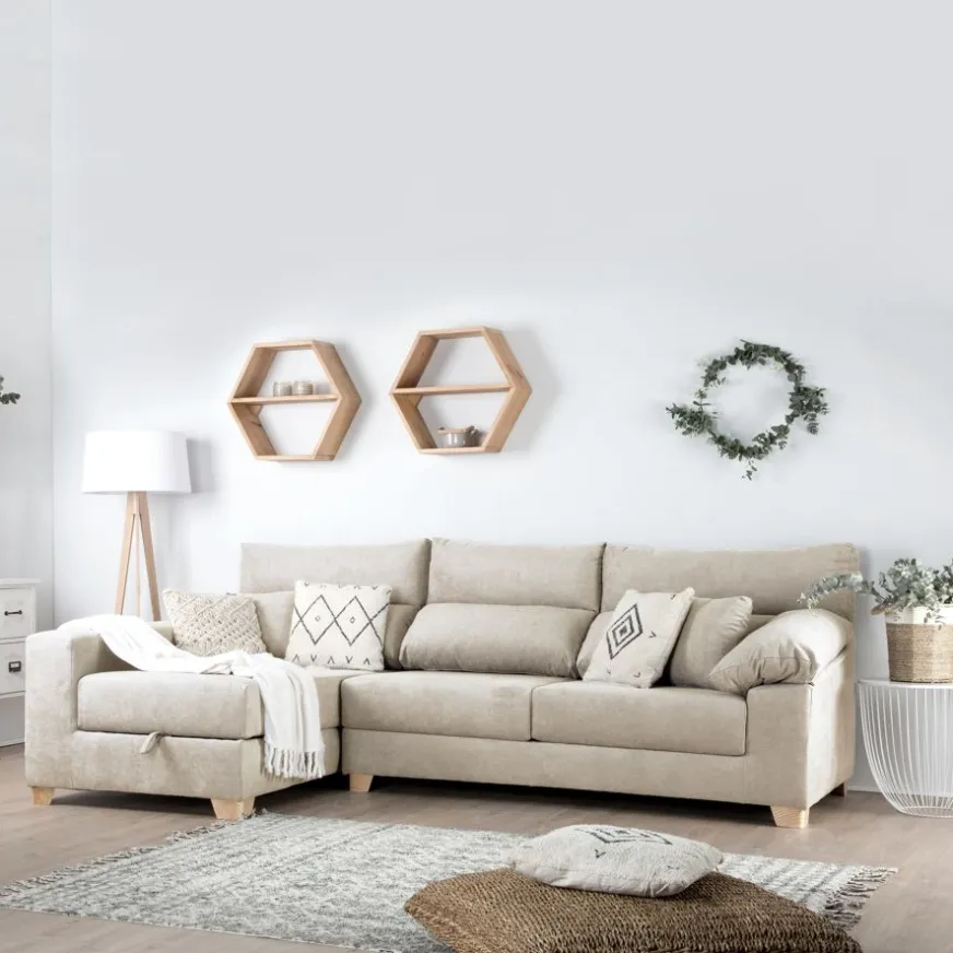 Banak Sofás Con Chaise Longue*Shambala