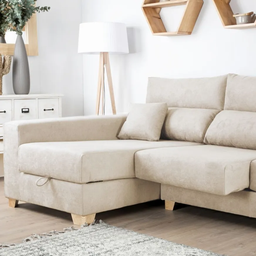 Banak Sofás Con Chaise Longue*Shambala